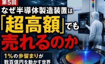半導体は「装置」が支配する～第5回 なぜ半導体製造装置は「超高額」でも売れるのか