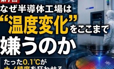 半導体は「装置」が支配する～第７回  なぜ半導体工場は“温度変化”をここまで嫌うのか～