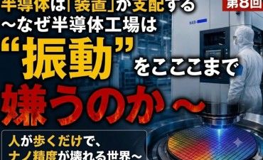 半導体は「装置」が支配する～第８回  なぜ半導体工場は“振動”をここまで嫌うのか～