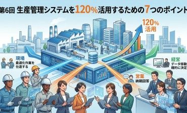生産管理システム導入後に120％活用するためのポイント ～現場から経営まで、会社全体で使いこなすために～