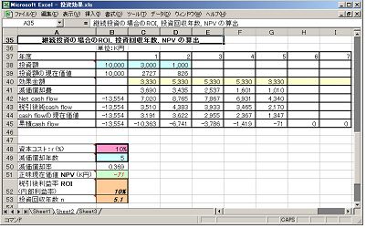 Excelでの計算ロジック 経済性工学 （その4） - ものづくりドットコム